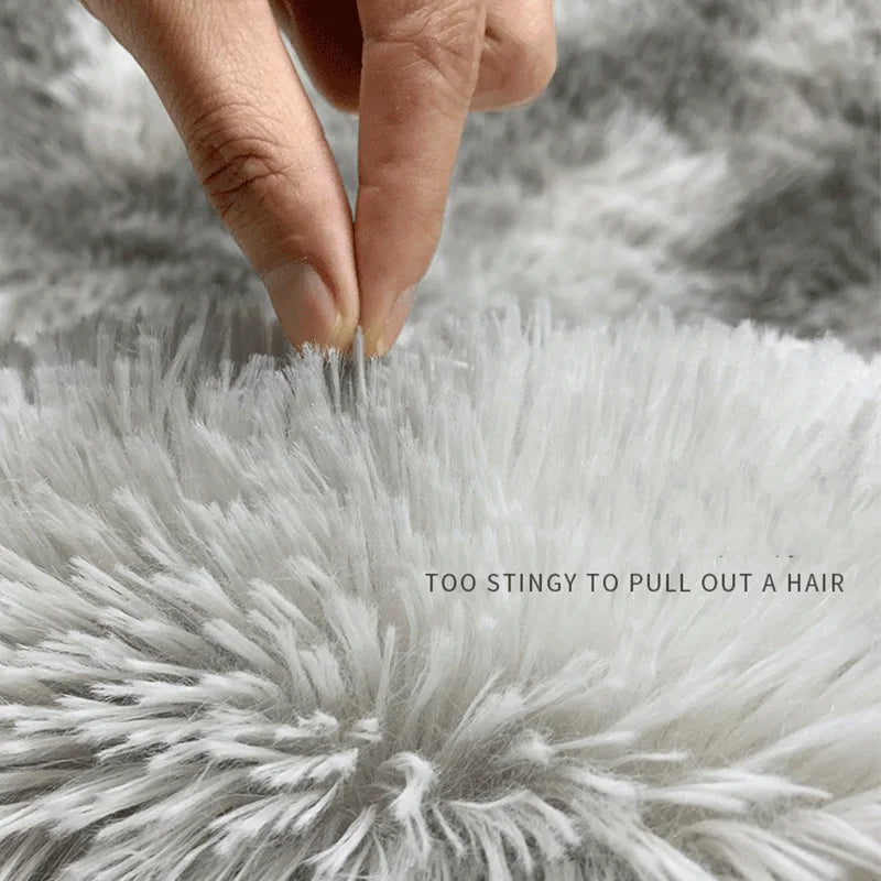 Fluffy Large Carpet Living Room Plush Lounge Rug 