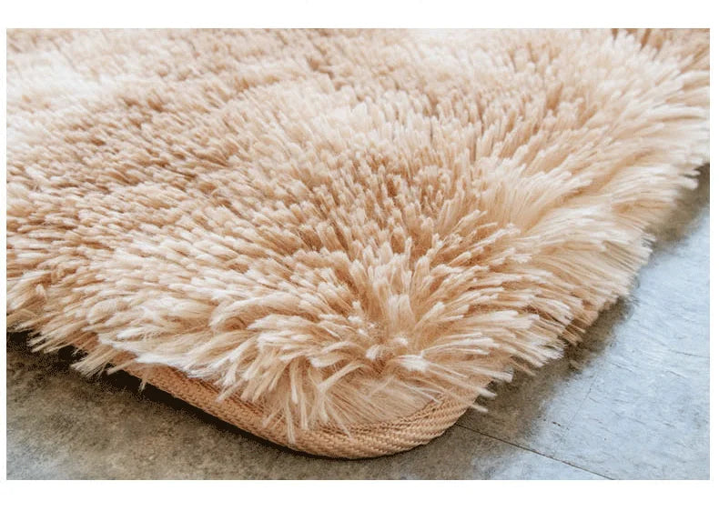 Fluffy Large Carpet Living Room Plush Lounge Rug 