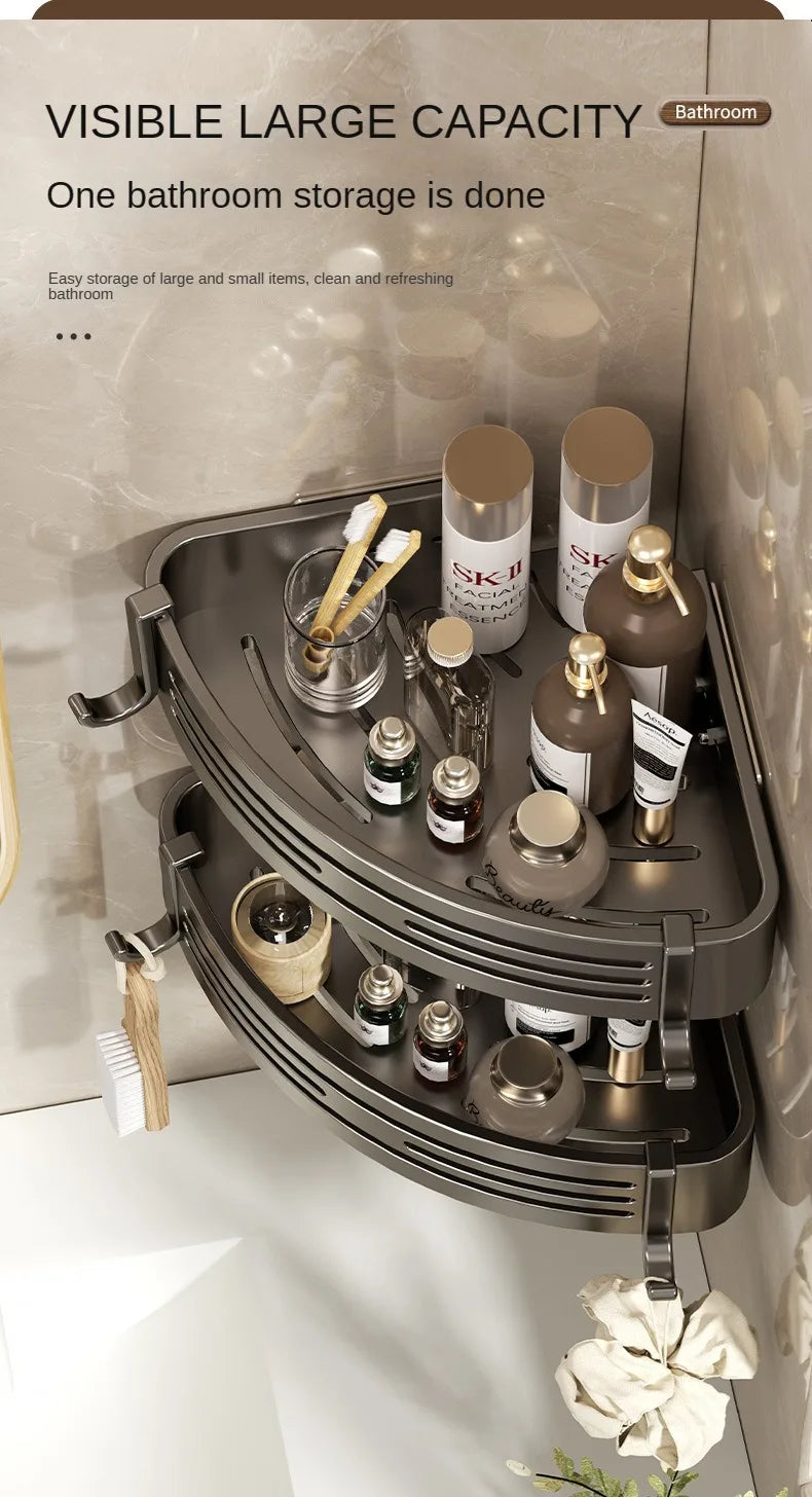 Aluminum Alloy Bathroom Shelves