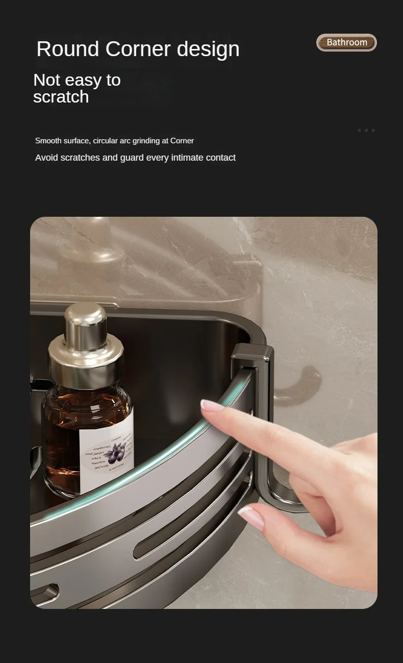 Aluminum Alloy Bathroom Shelves