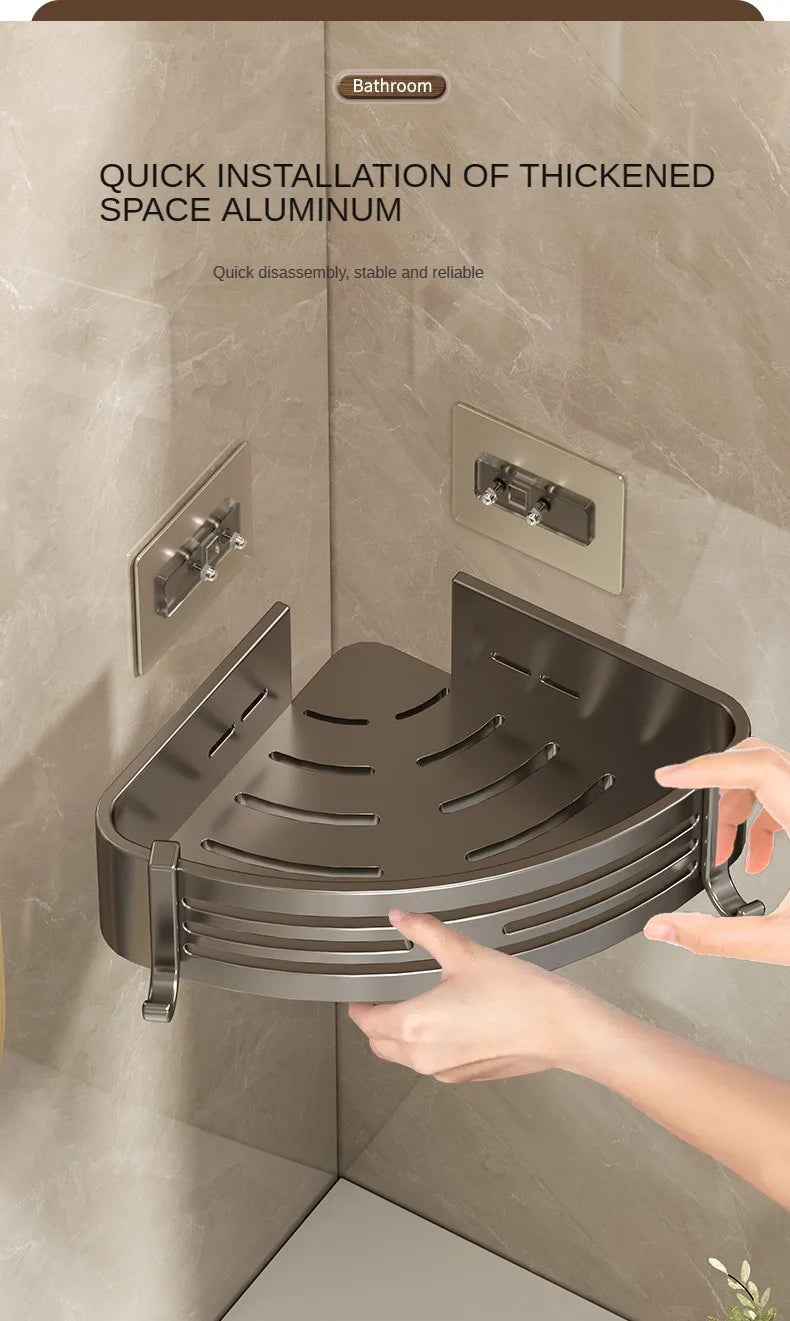 Aluminum Alloy Bathroom Shelves