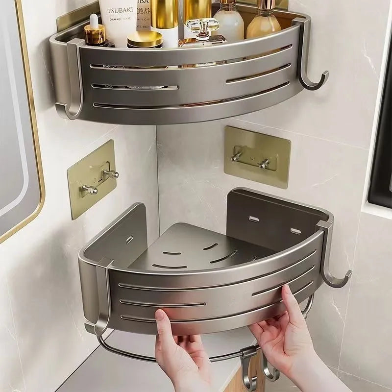 Aluminum Alloy Bathroom Shelves
