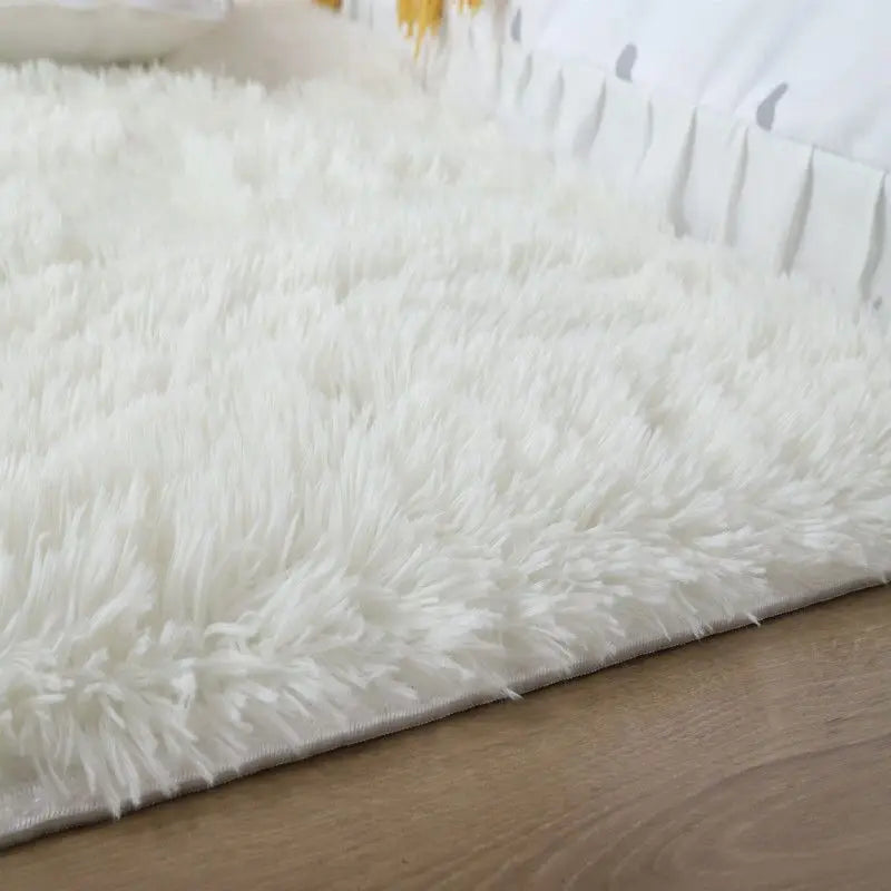 Fluffy Large Carpet Living Room Plush Lounge Rug 