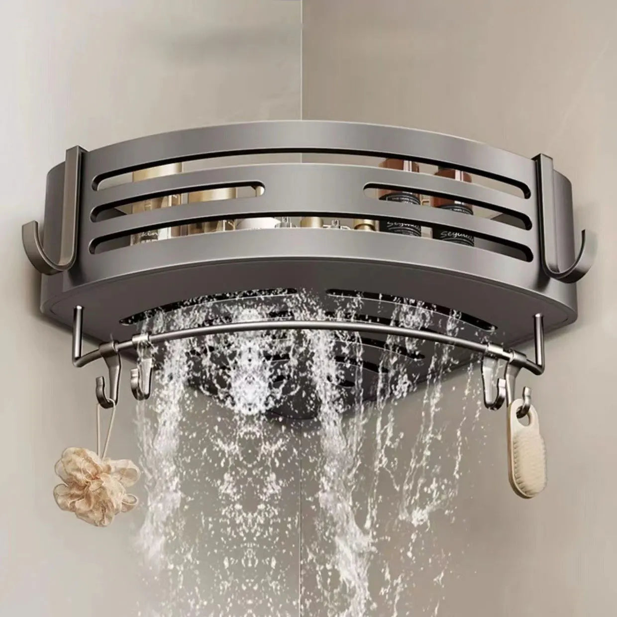 Aluminum Alloy Bathroom Shelves