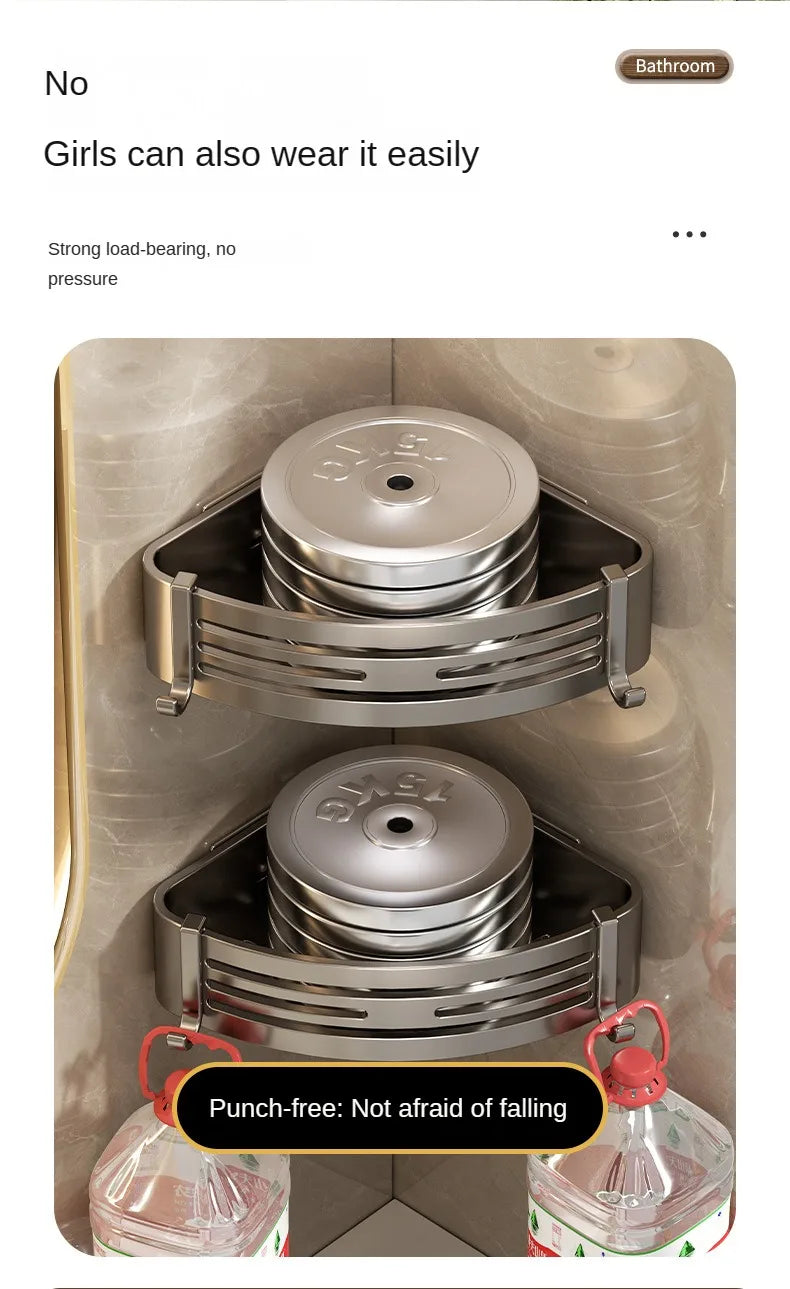 Aluminum Alloy Bathroom Shelves