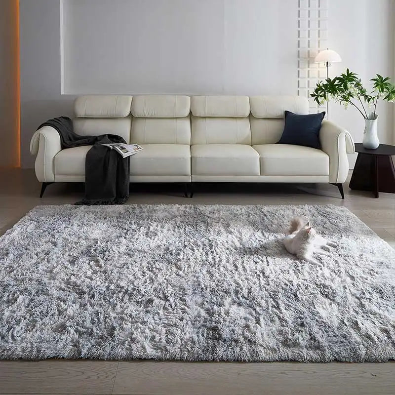 Fluffy Large Carpet Living Room Plush Lounge Rug 