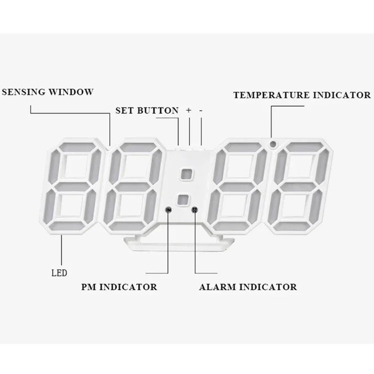 Digital LED Wall Clock