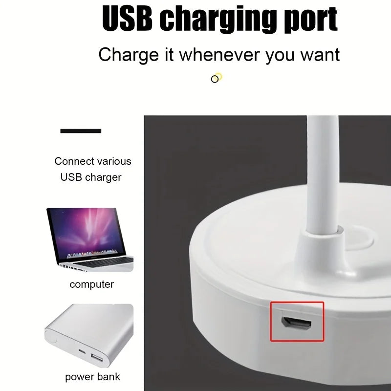 Desk Lamp USB Rechargeable