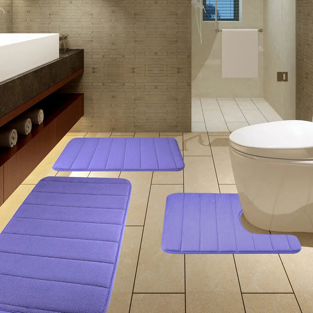 Super Absorbent Bath Mat Memory Foam