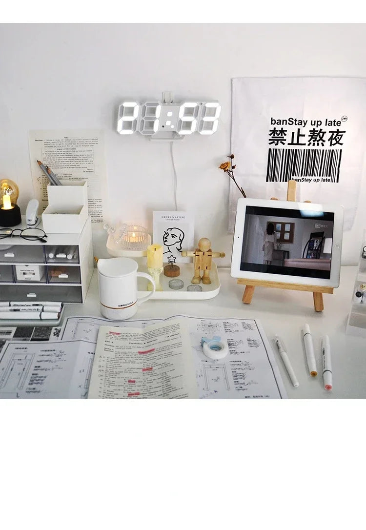Digital LED Wall Clock