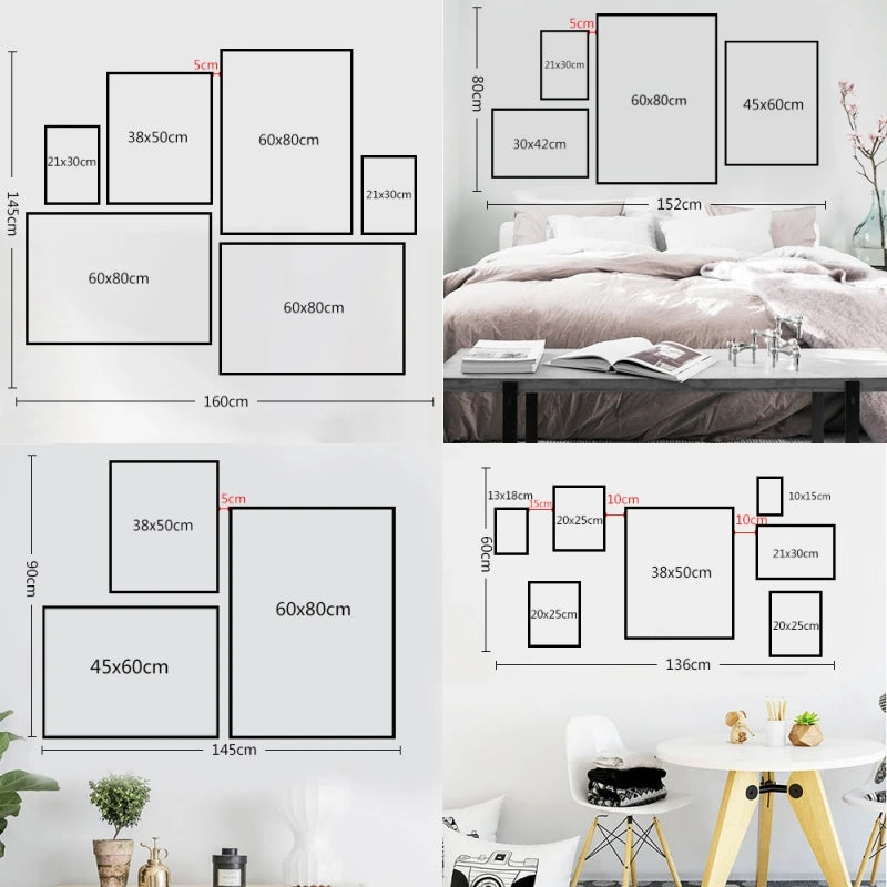Black and White City Architecture Wall Art
