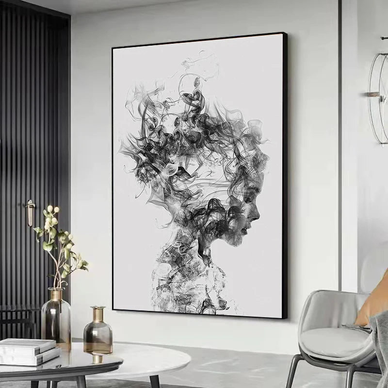 Abstract Feather Modern Nordic Wall Art