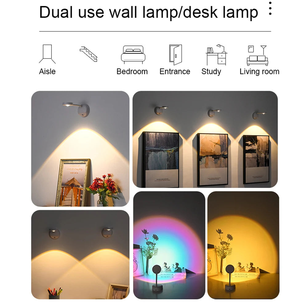 LED Wall Lamp Motion Sensor Led Spotlight