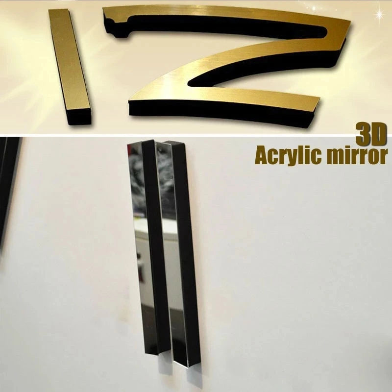 Fashion 3D DIY Wall Clock