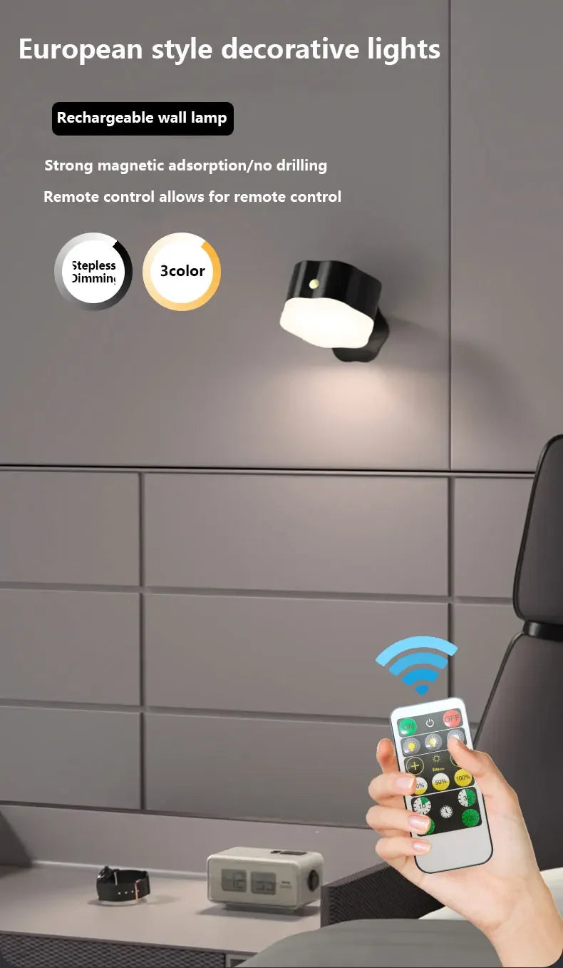 LED Touch Sensing Wall Lamp Night Light