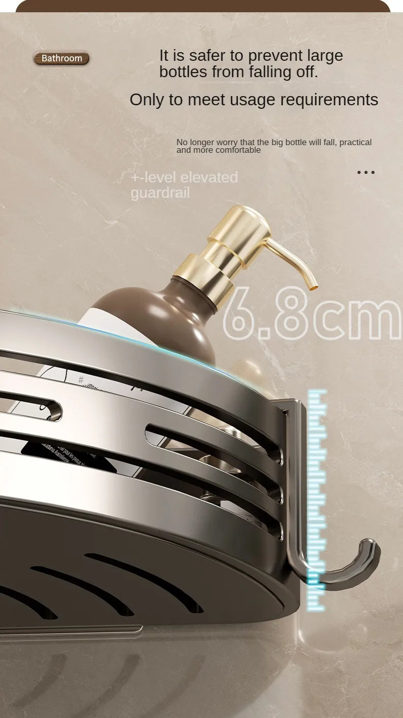 Aluminum Alloy Bathroom Shelves