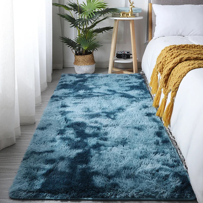 Fluffy Large Carpet Living Room Plush Lounge Rug 