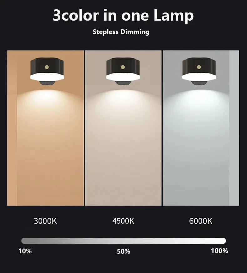 LED Touch Sensing Wall Lamp Night Light