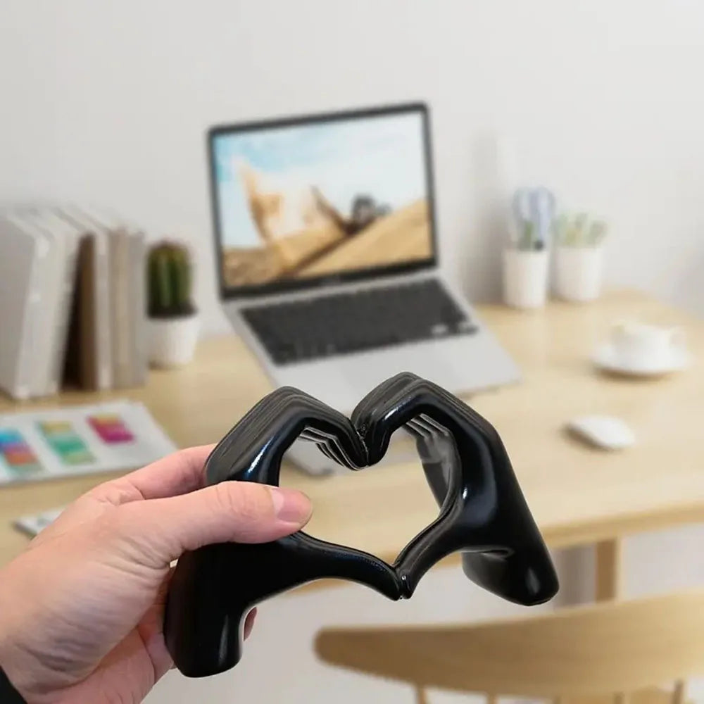 Resin Love Gesture Sculptures