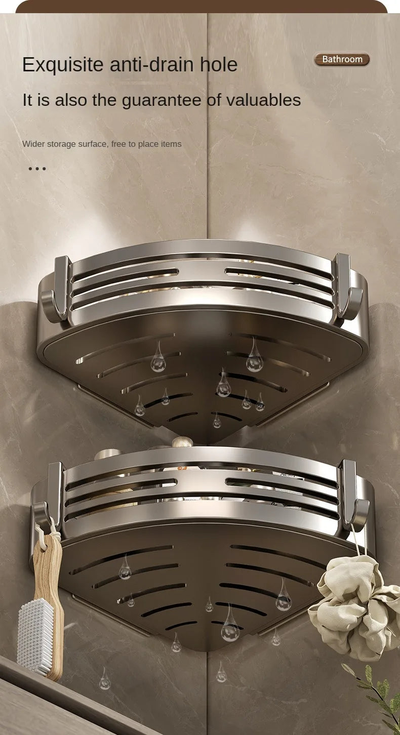 Aluminum Alloy Bathroom Shelves