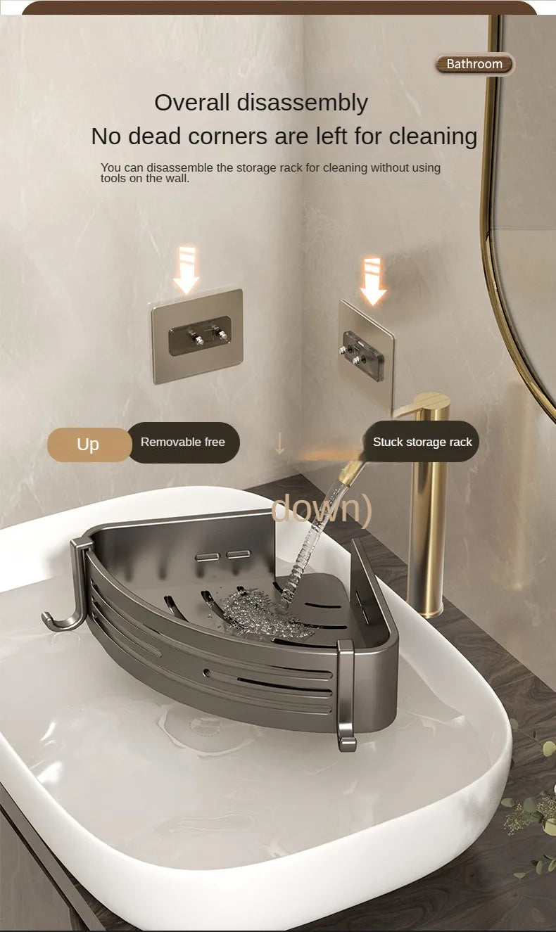 Aluminum Alloy Bathroom Shelves