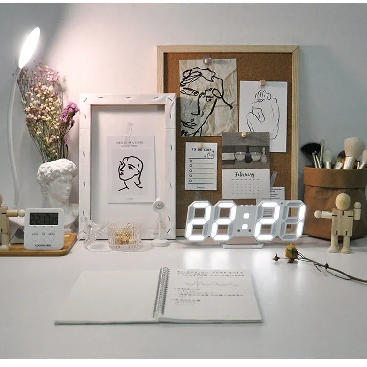 Digital LED Wall Clock