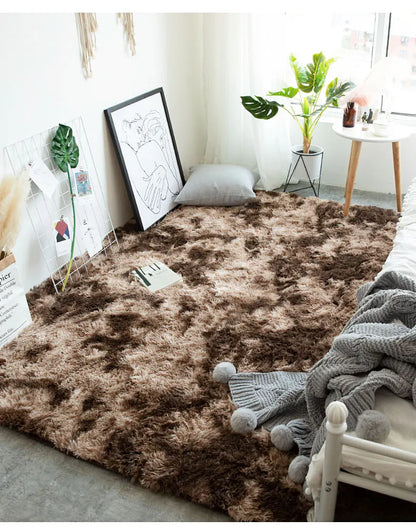 Fluffy Large Carpet Living Room Plush Lounge Rug  ﻿