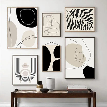 Abstract Boho Geometric Wall Art C