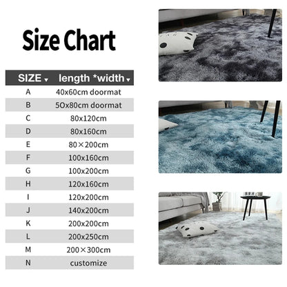 Fluffy Large Carpet Living Room Plush Lounge Rug  ﻿
