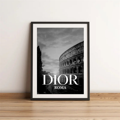 Black and White City Architecture Wall Art